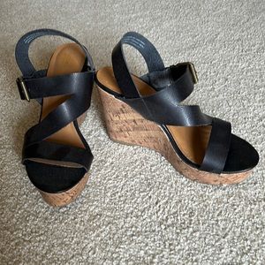 Black Mossimo Wedges - size 8
